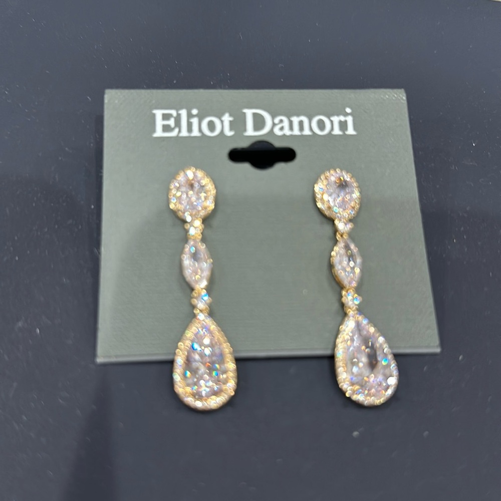 Elegant brand new Eliot Danori earrings with tags! Beautiful - never worn.